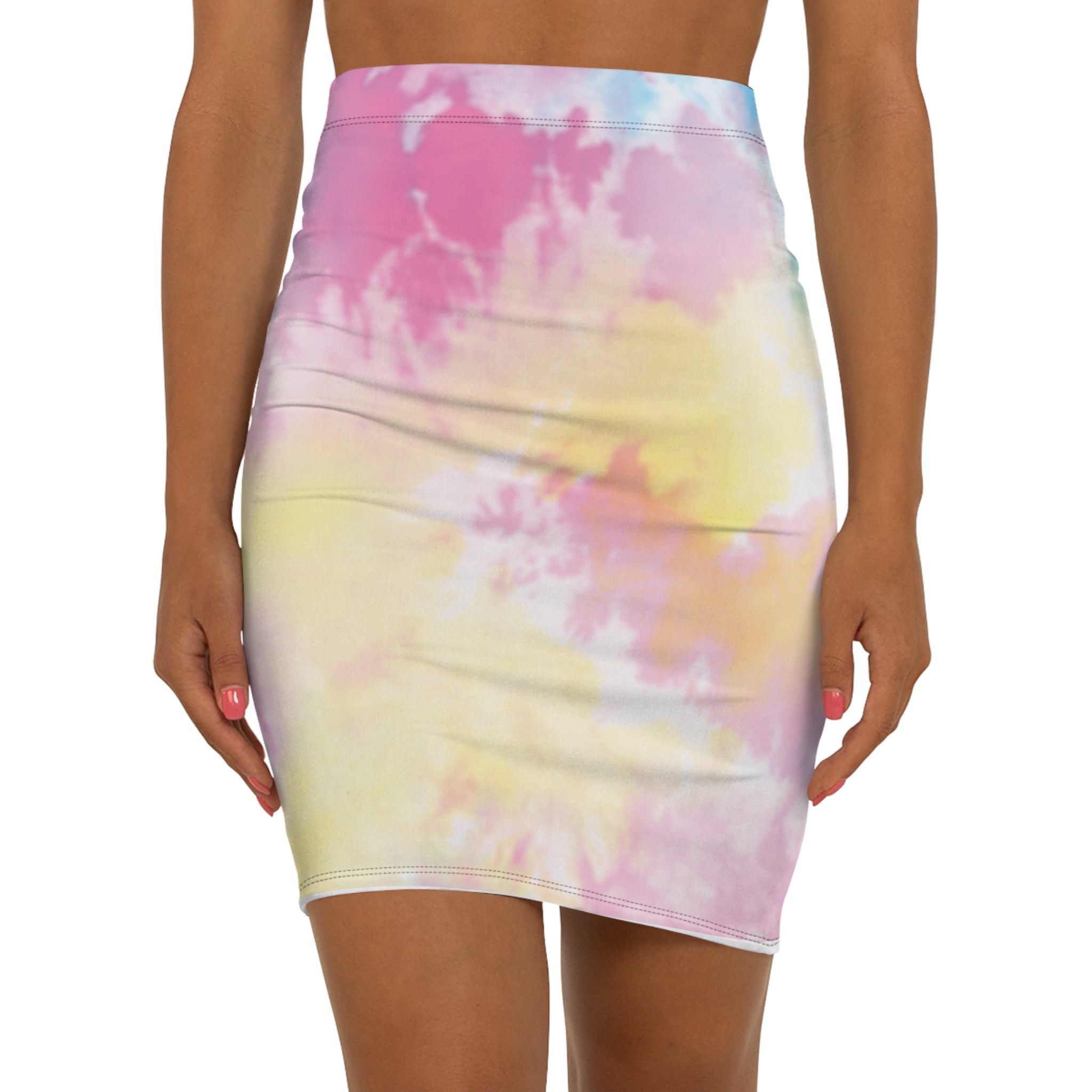 Tie-Dye Pencil Skirt